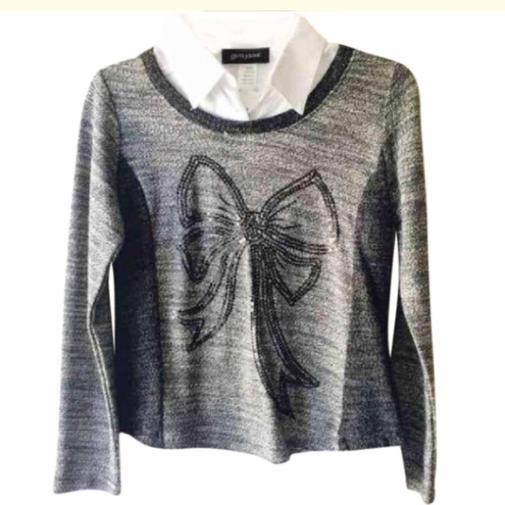 Bow Long Sleeve Top